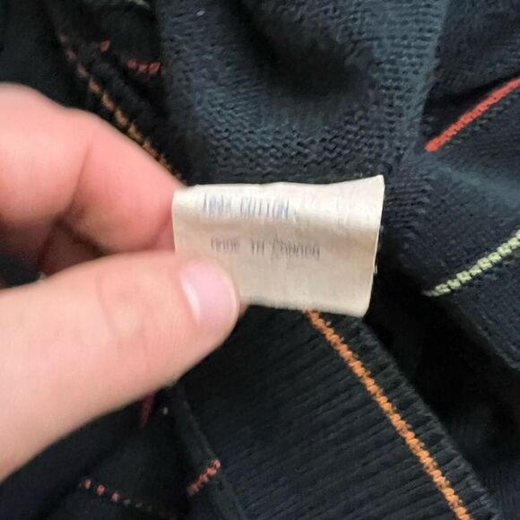 Vintage Norm Thompson 3D knit sweater Men's L - Picture 4 of 7